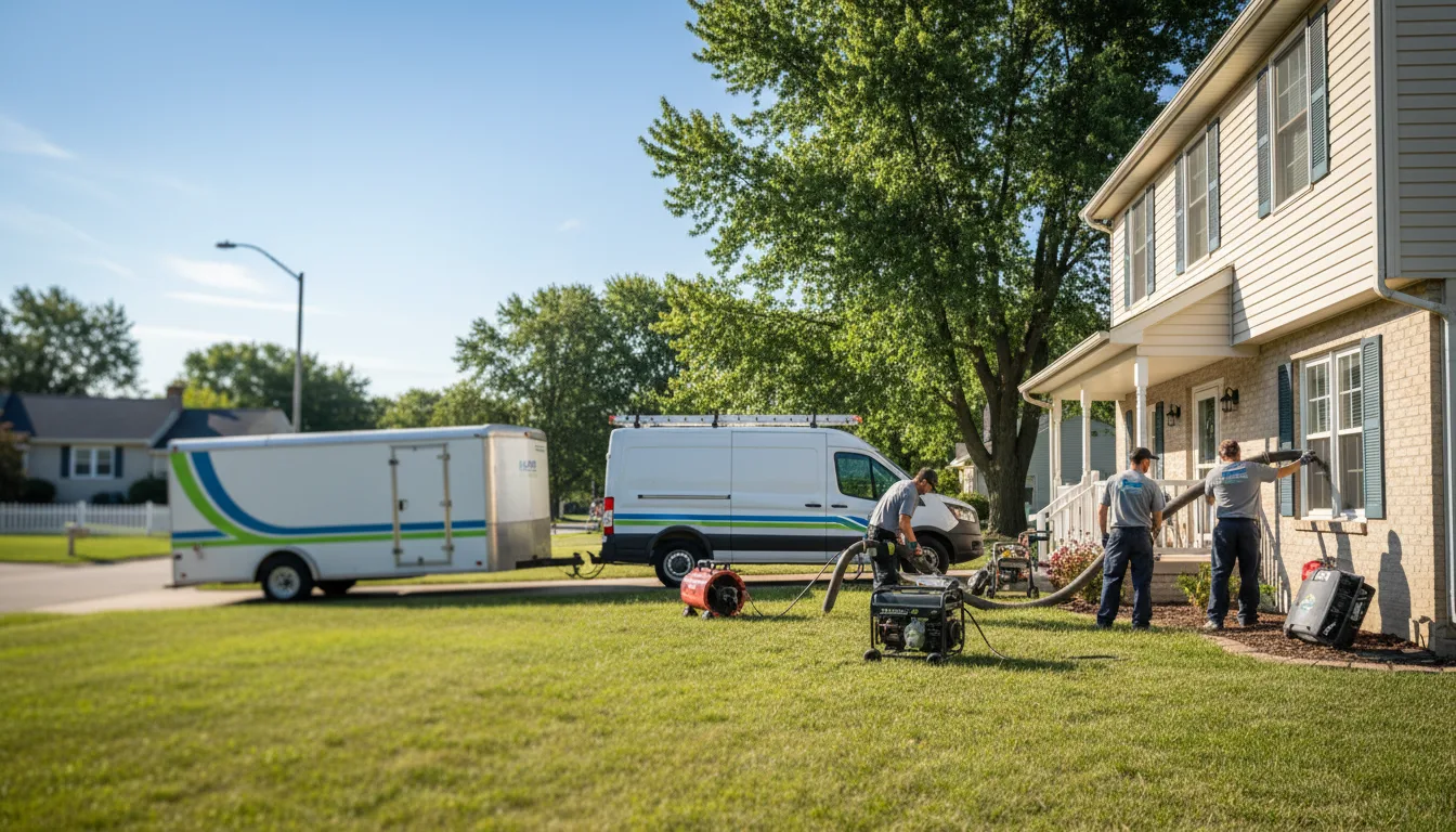 Flooded Basement Restoration And Cleanup With Repair in Marine City, MI near me